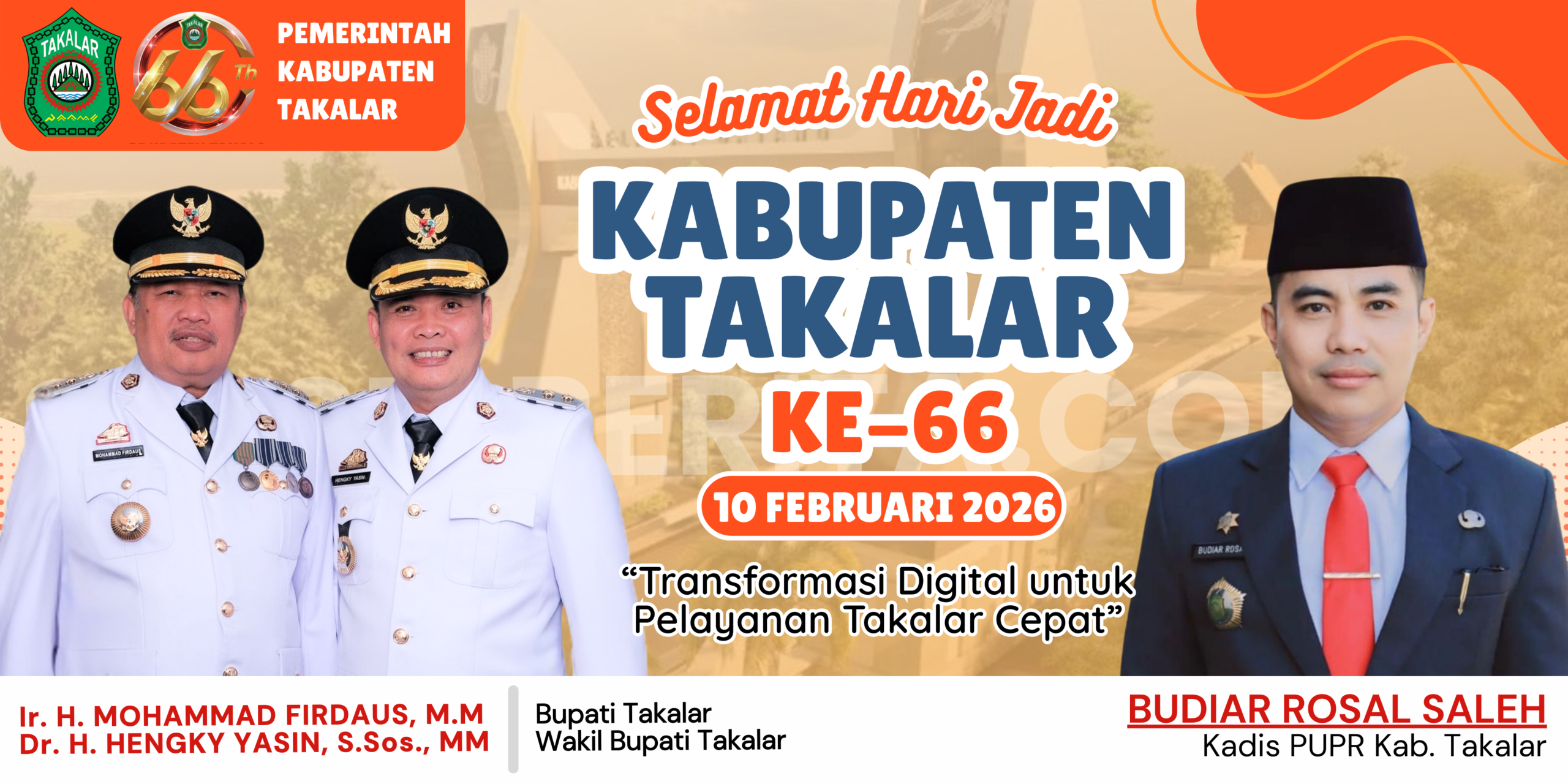 Selamat Hari Jadi Takalar Ke-66